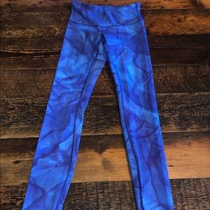 Blue Lululemon Leggings